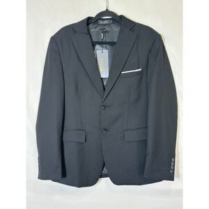Wulful Men's NWT Suit Jacket Slim Fit Size S Black 2-Button Front
